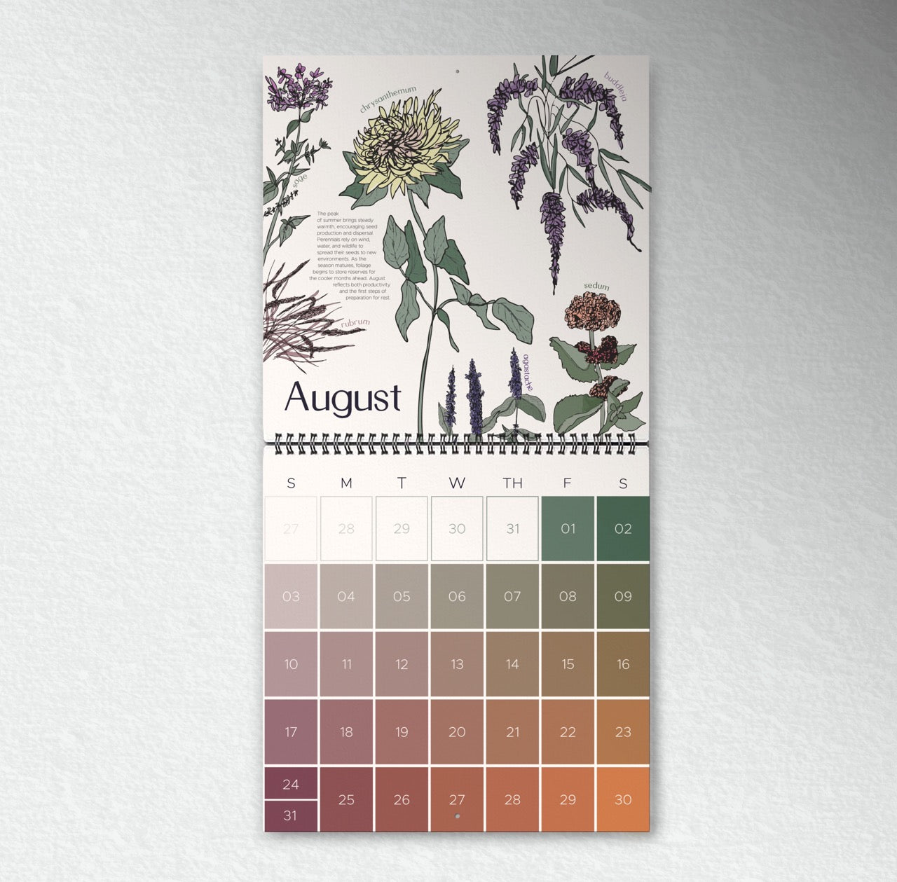 Perennial 2025 Wall Calendar